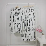 Two-Piece Set in Black & White – Turkish Manufacturing