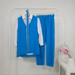 Blue Three-Piece Set – Turkish Manufacturing